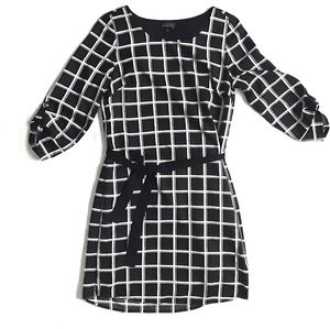The Limited Grid Printed Midi Dress